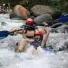 Private La Leona Waterfall + Private White Water River Tubing