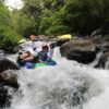 Private La Leona Waterfall + Private White Water River Tubing