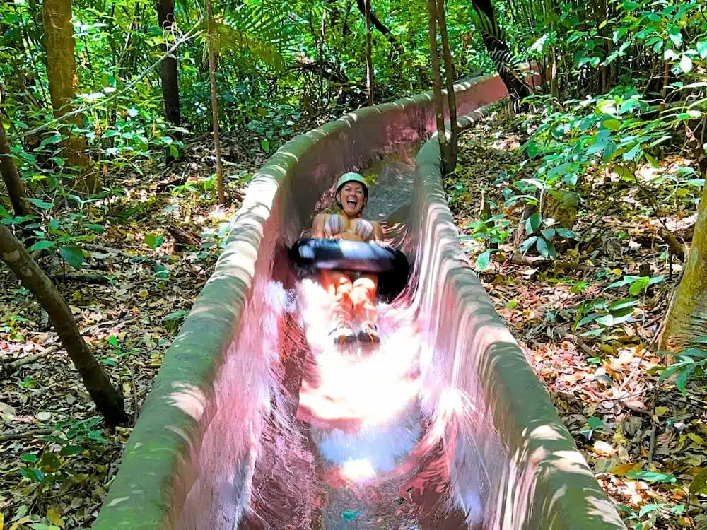 jungle slide on the buena vista mega combo tour costa rica