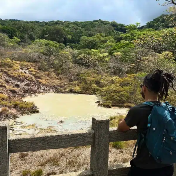 rincon de la vieja national park volcanic lagoon