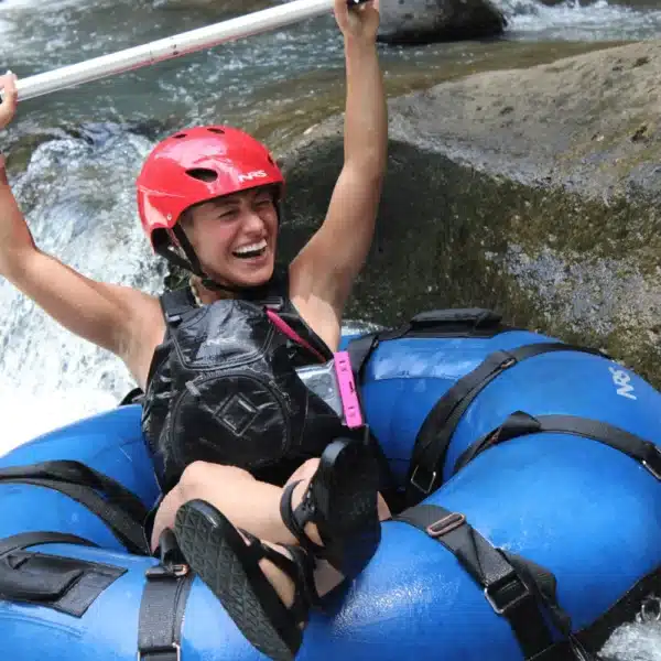 la leona waterfall hike and tubing