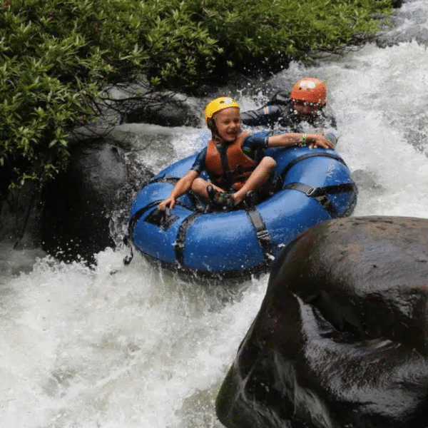 la leona waterfall and tubing tour private