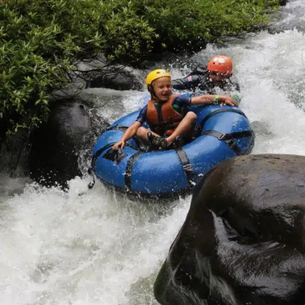 la leona waterfall and tubing tour private