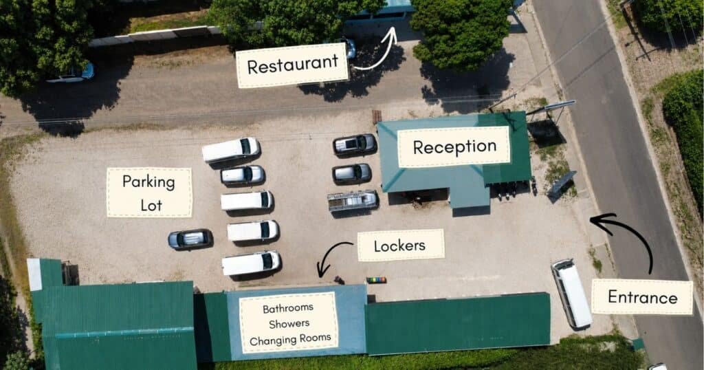 la leona waterfall parking