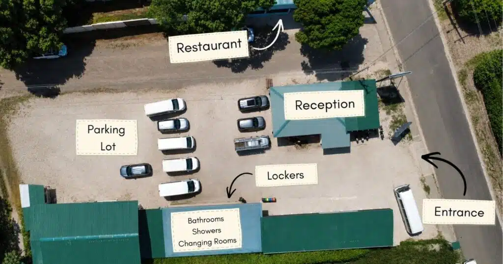 la leona waterfall parking
