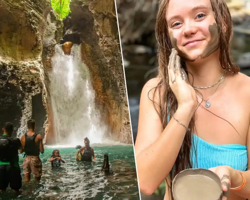 la leona waterfall hot springs combo
