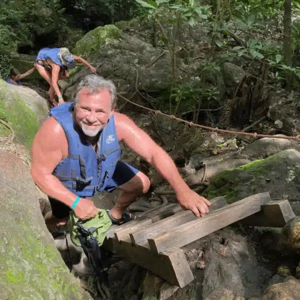 la leona waterfall adventure hike in rincon de la vieja