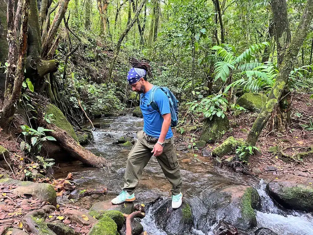 Rincon de la Vieja National Park 22 river crossing while hiking at rincon de la vieja national park
