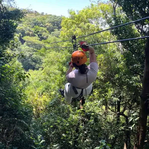 zip line canopy tour in rincon de la vieja